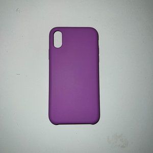 Iphone XR Purple Silicone Case